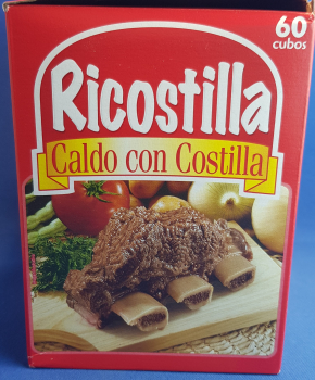 RICOSTILLA BROTH WITH RIBS DISPLAY 18 CUBES